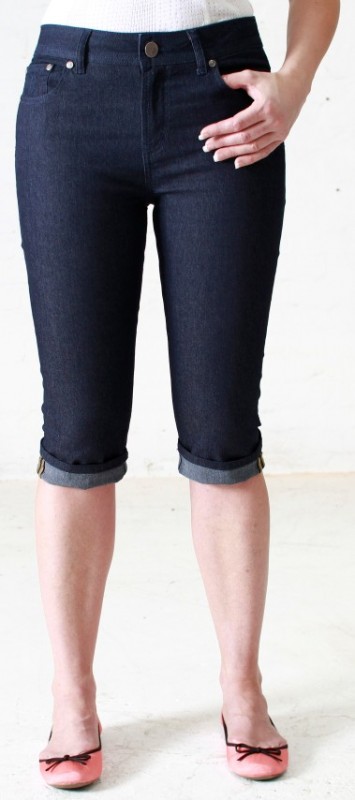 Short discount jeans capri