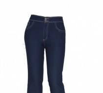 The ‘Jess’ Jean Mid Calf Light Weight Silky Summer Denim